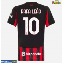 AC Milan Rafael Leao #10 Heimtrikot Frauen 2025-26 Kurzarm